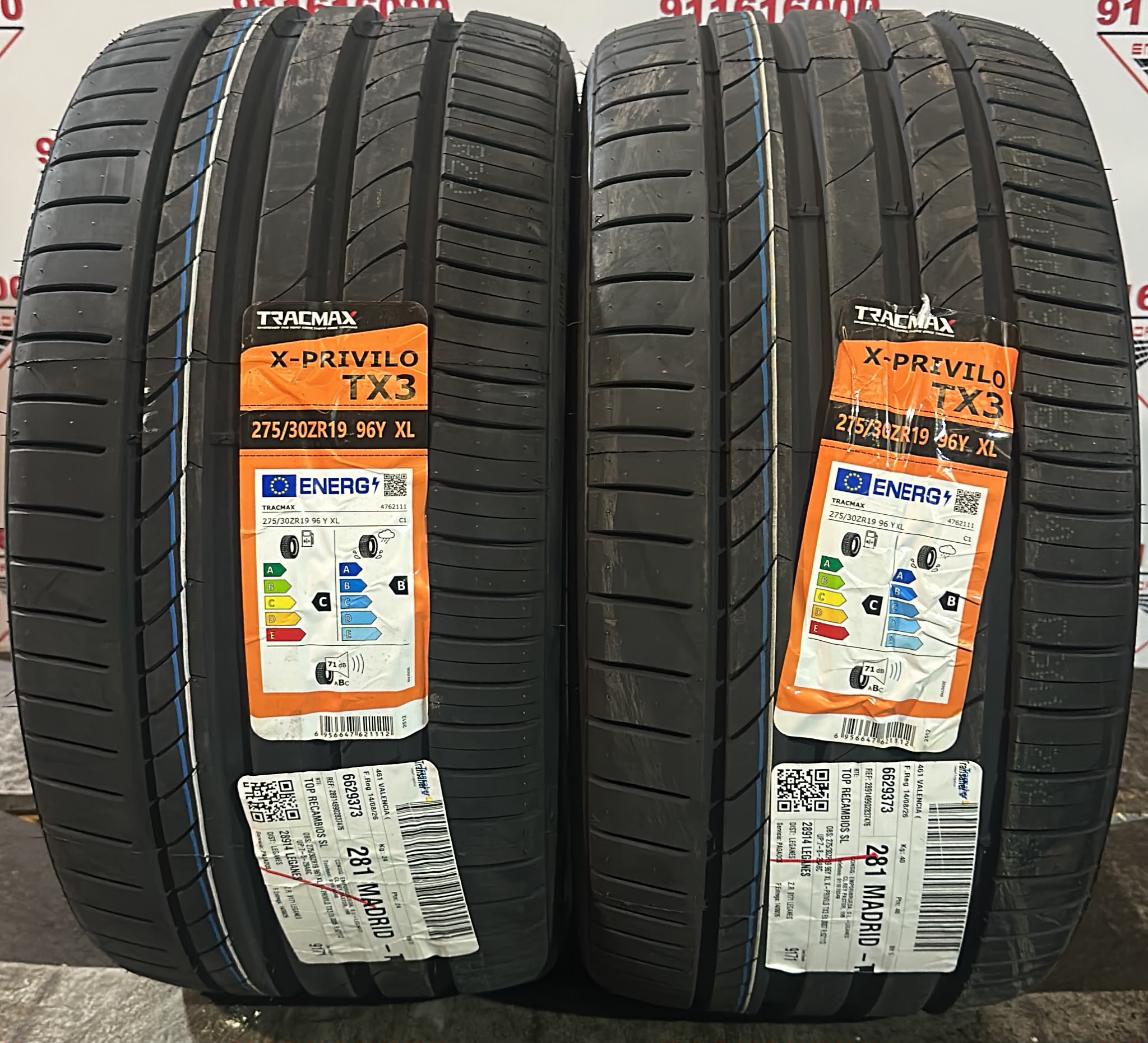TRACMAX  275/30 R19 96 Y